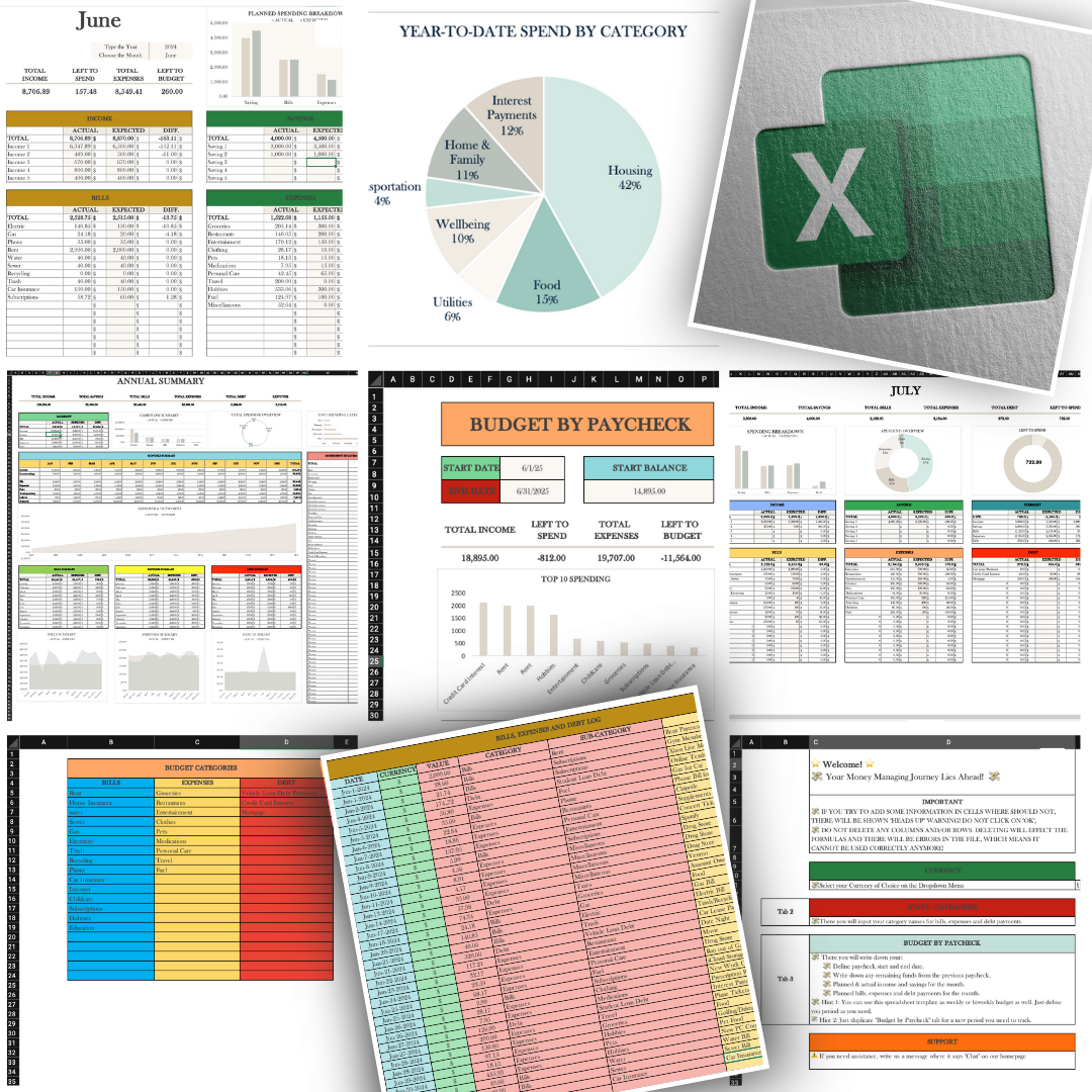 Financer Flow Ultimate Budget Template