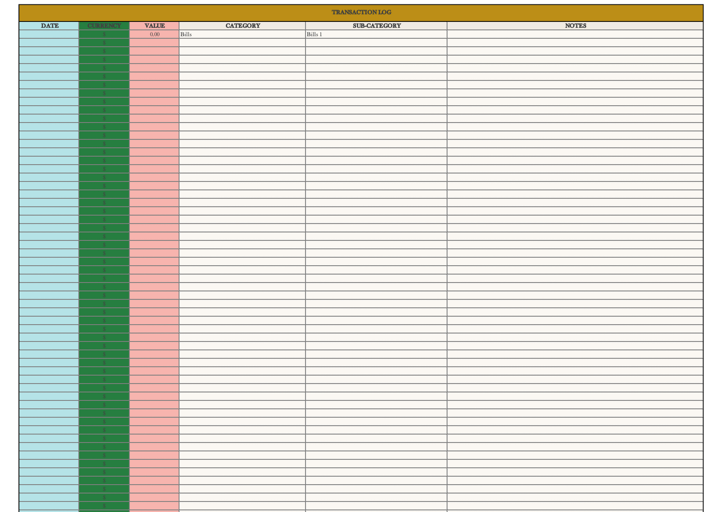 Budget By Paycheck Template
